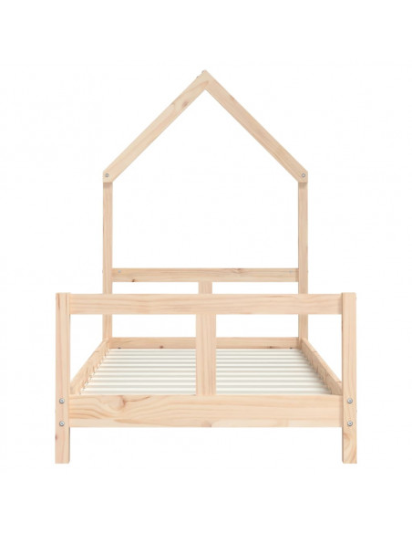 Giroletto per Bambini 80x160 cm in Legno Massello di Pino