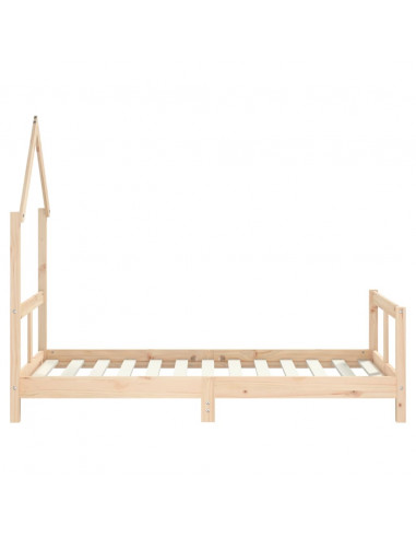 Giroletto per Bambini 80x160 cm in Legno Massello di Pino