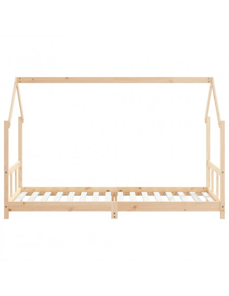 Giroletto per Bambini 90x200 cm in Legno Massello di Pino
