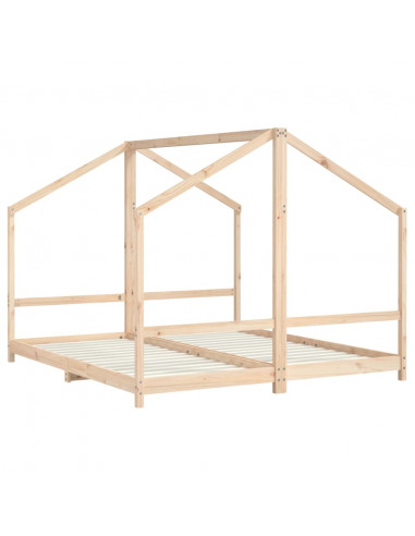 Giroletto per Bambini 2x(90x200) cm in Legno Massello di Pino