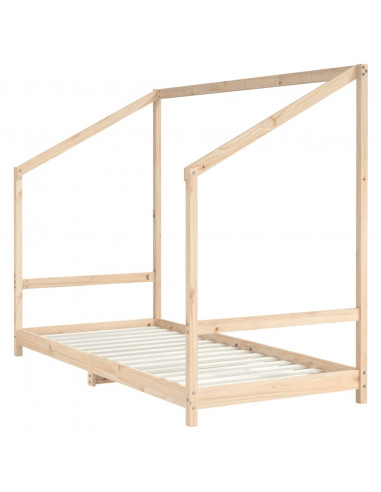 Giroletto per Bambini 2x(90x190) cm in Legno Massello di Pino