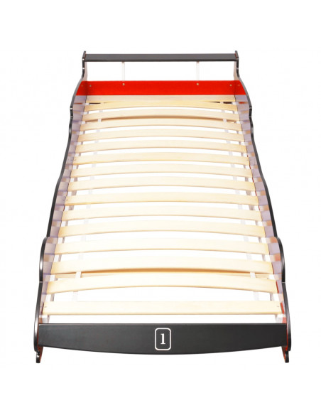 Letto Bimbo Auto da Corsa 90x200 cm Rosso