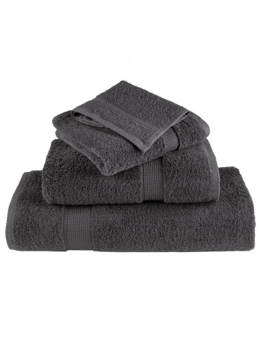 Salviette Premium 10 pz Antracite 30x30 cm 600gsm 100% Cotone