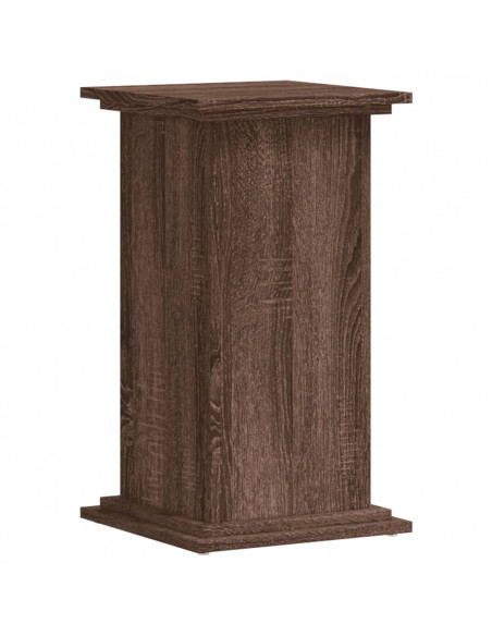 Supporto per Piante Rovere Marrone 33x33x60cm Legno Multistrato