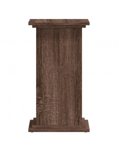 Supporto per Piante Rovere Marrone 33x33x60cm Legno Multistrato