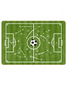 Tappeto Bambini Verde 160x230 Campo Calcio Lavabile Antiscivolo 2