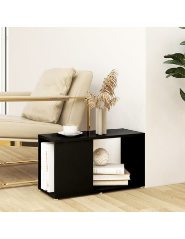 Mobile TV Nero 60x24x32 cm in Truciolato