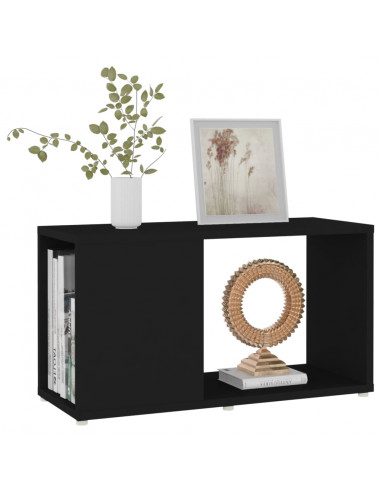 Mobile TV Nero 60x24x32 cm in Truciolato