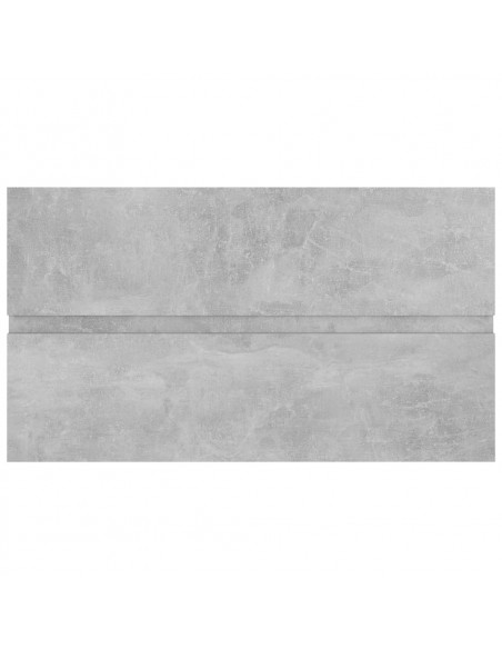 Mobile Lavabo Grigio Cemento 80x38,5x45 cm in Legno Multistrato