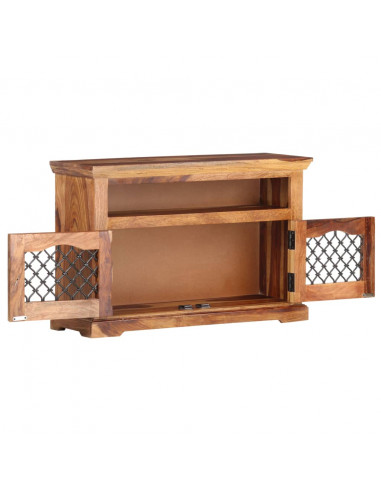 Mobile Porta TV 90x30x60 cm in Legno Massello di Sheesham