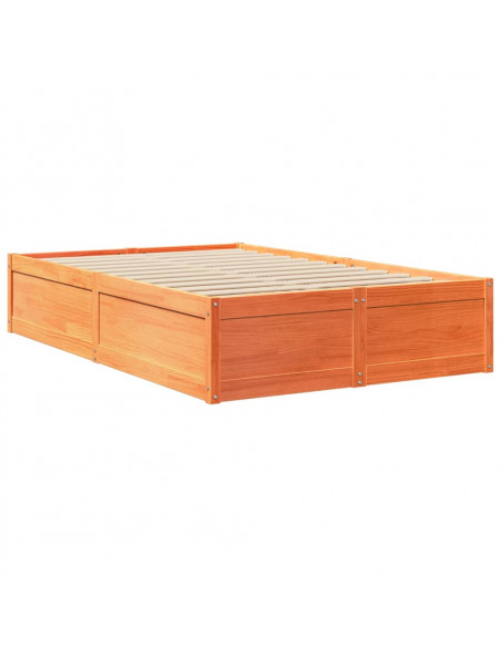 Giroletto Marrone Cera 120x190 cm in Legno Massello di Pino