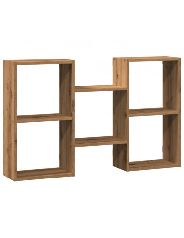 Scaffale a Parete Rovere Artigianale 96x18x60 cm in Truciolato