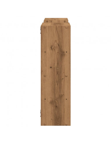 Scaffale a Parete Rovere Artigianale 96x18x60 cm in Truciolato