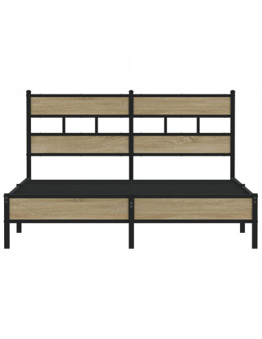 Giroletto senza Materasso Rovere Sonoma 150x200cm in Truciolato