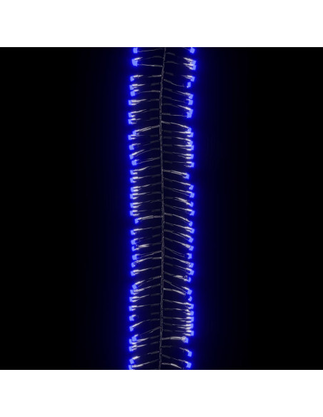 Gruppo Stringa LED con 400 Luci LED Blu 7,4 m PVC