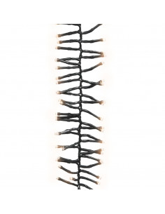 Gruppo Stringa LED con 1000 Luci LED Bianco Caldo 11 m PVC 2