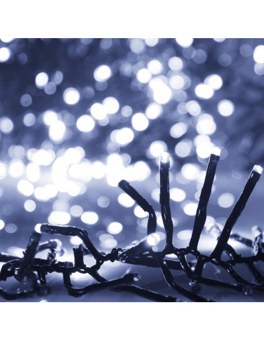 Gruppo Stringa LED con 1000 Luci LED Bianco Freddo 11 m in PVC