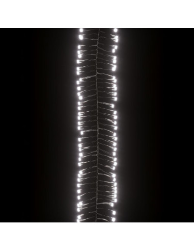 Gruppo Stringa LED con 2000 Luci LED Bianco Freddo 17 m in PVC