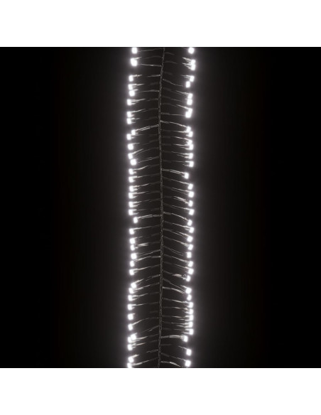 Gruppo Stringa LED con 2000 Luci LED Bianco Freddo 17 m in PVC