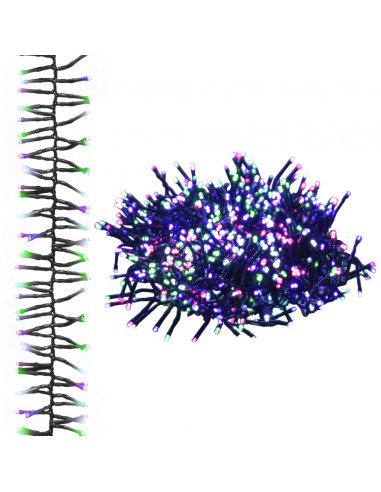 Gruppo Stringa LED con 2000 LED Pastello Multicolore 17 m PVC