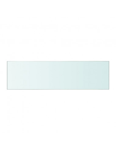 Mensola in Vetro Trasparente 50x12 cm