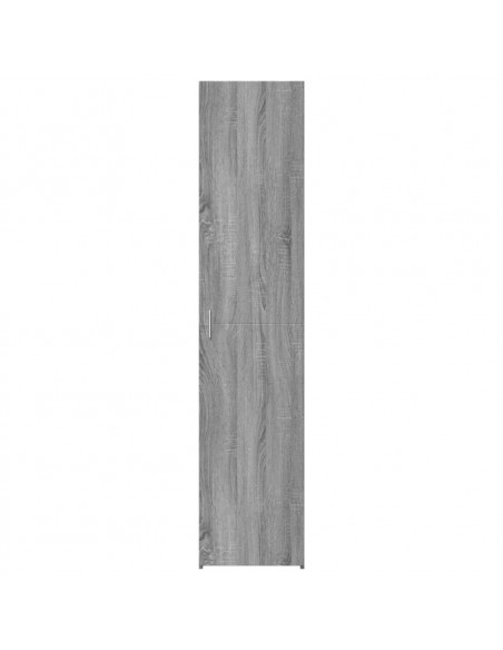 Credenza Grigio Sonoma 40x42,5x185 cm in Legno Multistrato
