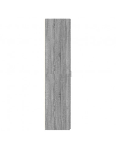 Credenza Grigio Sonoma 40x42,5x185 cm in Legno Multistrato