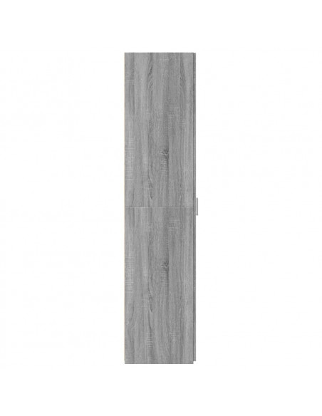 Credenza Grigio Sonoma 40x42,5x185 cm in Legno Multistrato