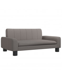 Divano per Bambini Tortora 70x45x30 cm in Tessuto 2