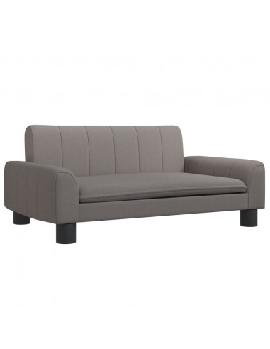 Divano per Bambini Tortora 70x45x30 cm in Tessuto