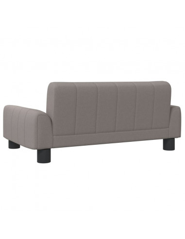 Divano per Bambini Tortora 70x45x30 cm in Tessuto