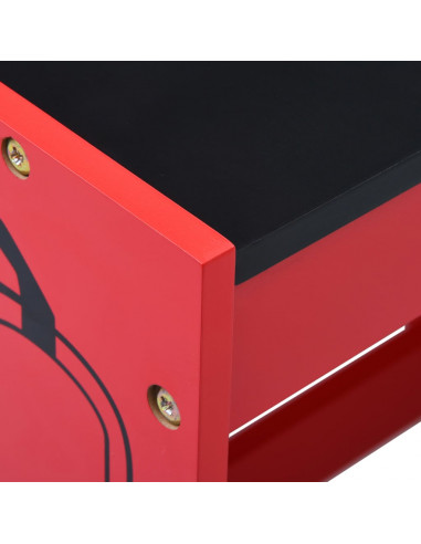 Set e Tavolo Sedie per Bambini 3pz Design Camion Pompieri Legno