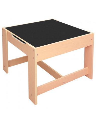 Tavolo per Bambini con 2 Sedie in MDF