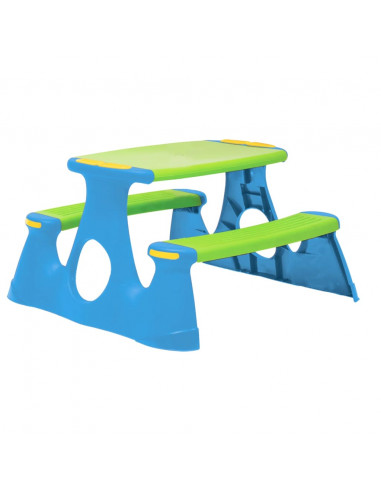 Panca da Picnic per Bambini 89,5x84,5x48 cm in Polipropilene