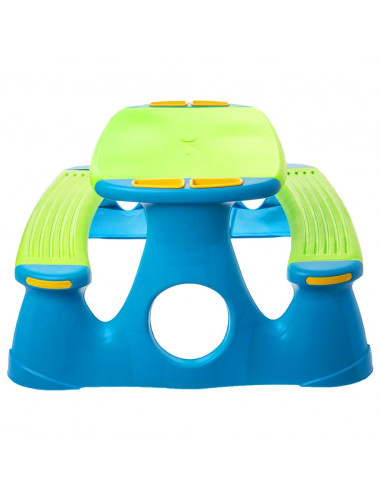 Panca da Picnic per Bambini 89,5x84,5x48 cm in Polipropilene