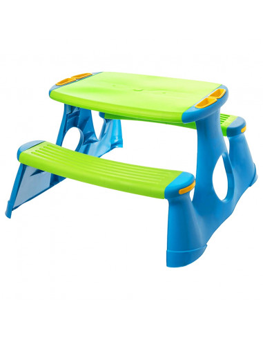 Panca da Picnic per Bambini 89,5x84,5x48 cm in Polipropilene