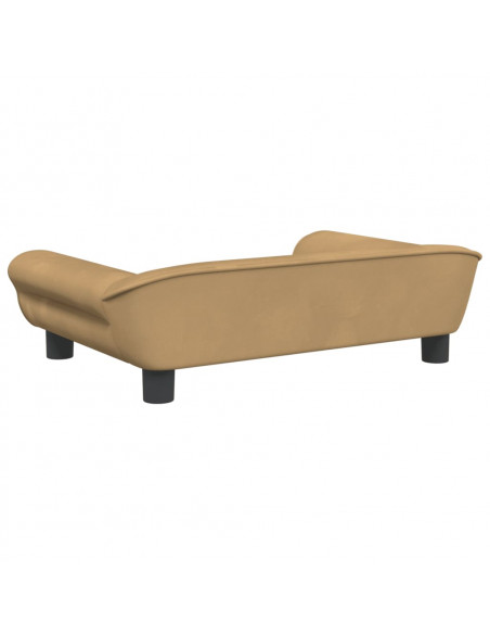 Divano per Bambini Marrone 70x45x26 cm in Velluto