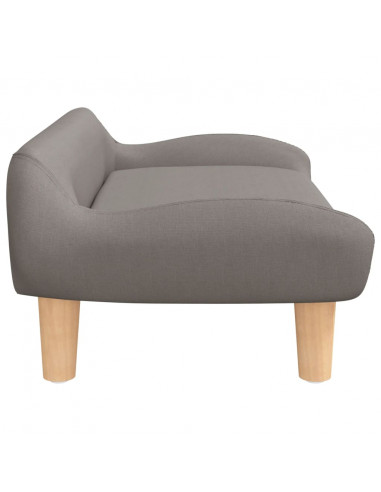 Divano per Bambini Tortora 70x40x24 cm in Tessuto