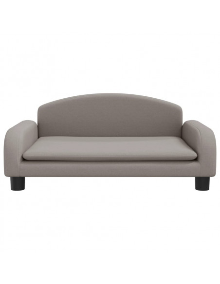 Divano per Bambini Tortora 70x45x30 cm in Tessuto
