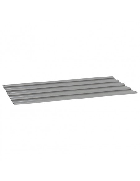 Pannelli per Tetti 12 pz Ruggine 80x44 cm in Acciaio Corten