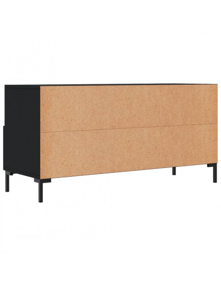 Mobile Porta TV Nero 102x36x50 cm in Legno Multistrato