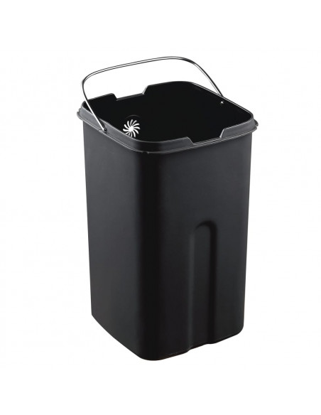 EKO Pattumiera Aperta Laguna 35 L Argento Opaco