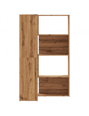 Libreria 4 Ripiani Rovere Artigianale 85x85x140 cm Truciolare