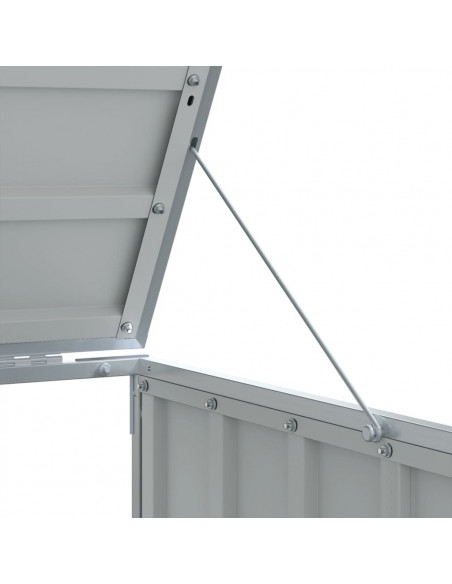 Copribidone con Ruote per 3 Bidoni Marrone 216x81x115cm Acciaio
