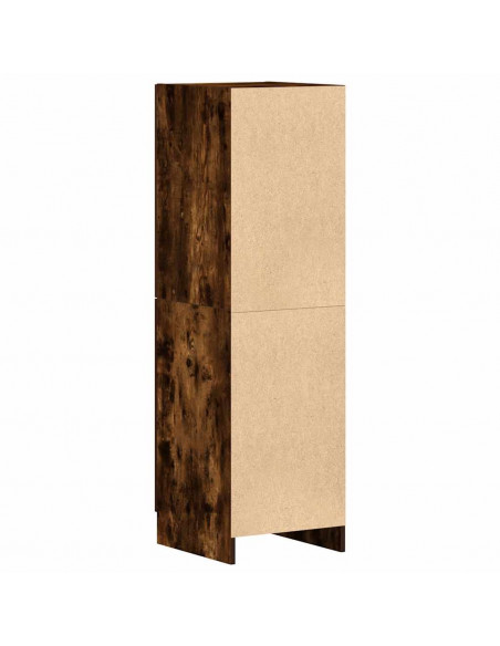 Armadietto Cucina Rovere Fumo 38x41,5x131,5 cm in Legno