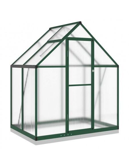 Telaio Serra con Base Verde 169x114x202 cm in Alluminio