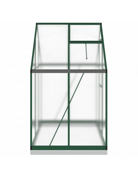 Telaio Serra con Base Verde 169x114x202 cm in Alluminio