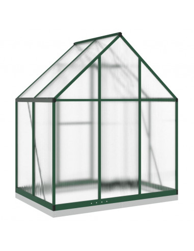 Telaio Serra con Base Verde 169x114x202 cm in Alluminio