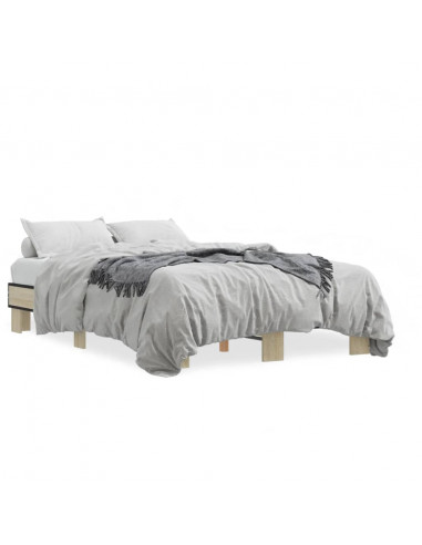 Giroletto Rovere Sonoma 120x190 cm in Legno Multistrato Metallo