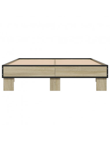 Giroletto Rovere Sonoma 120x190 cm in Legno Multistrato Metallo